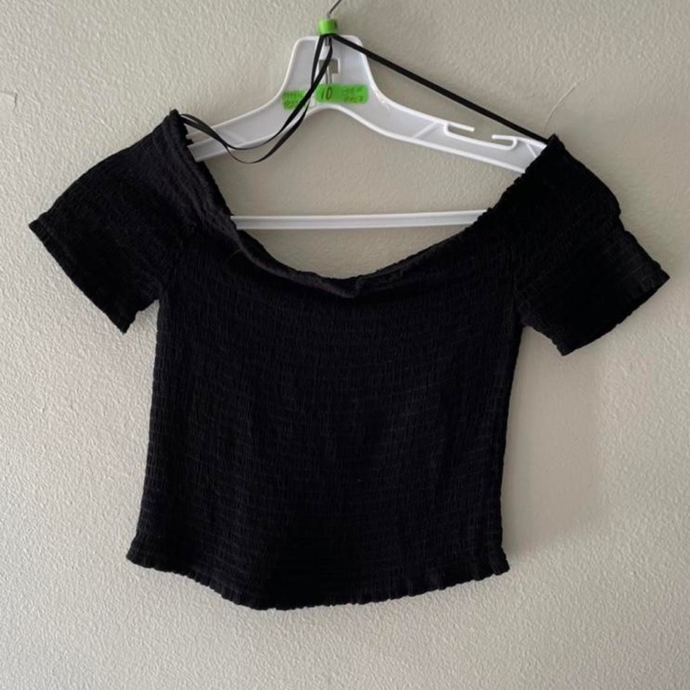 off the shoulder crop top